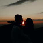 sunset couple-sahi ya galat